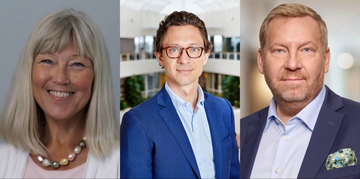 Gitte Caous, Patrik Sundström och Johan von Sydow